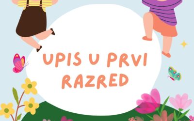 Upis u prvi razred – obavijest za roditelje